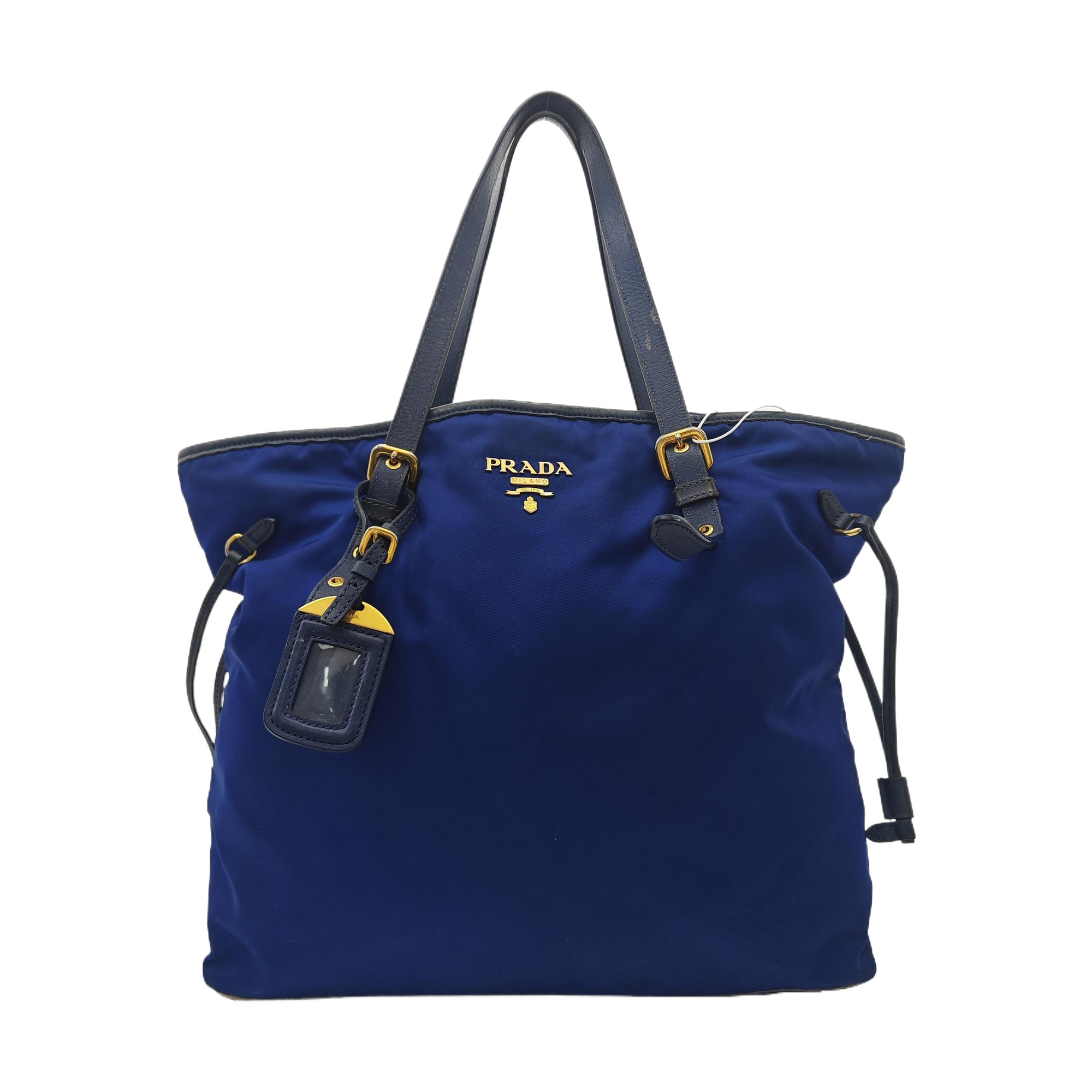 Nylon Tote Bag Blue