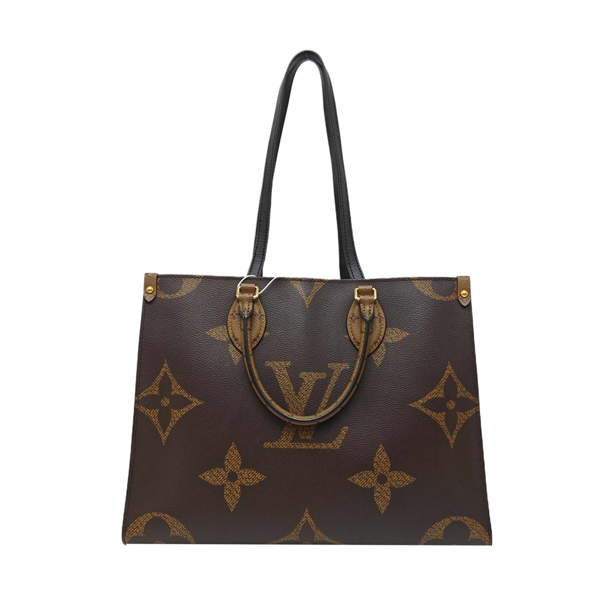 ONTHEGO MM Monogram Coated Canvas Brown