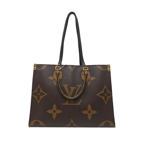 ONTHEGO MM Monogram Coated Canvas Brown