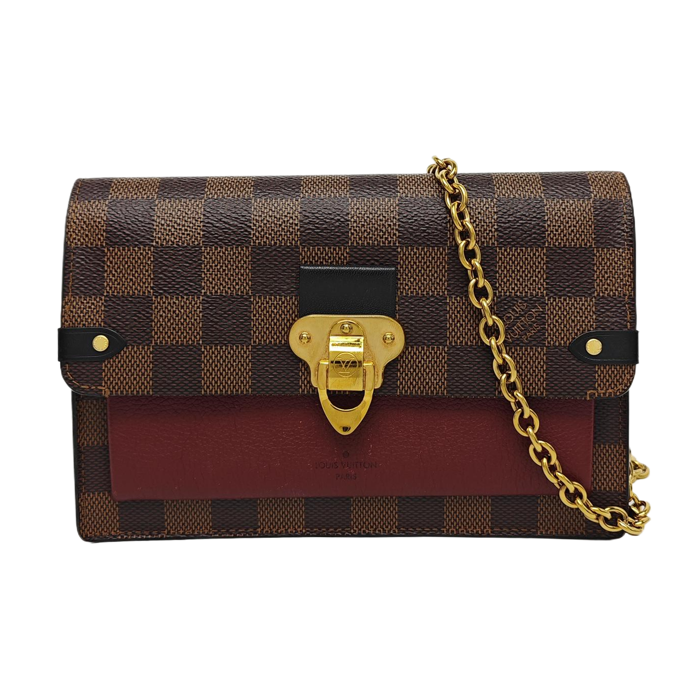 VAVIN Damier Ebene Coated Canvas Brown