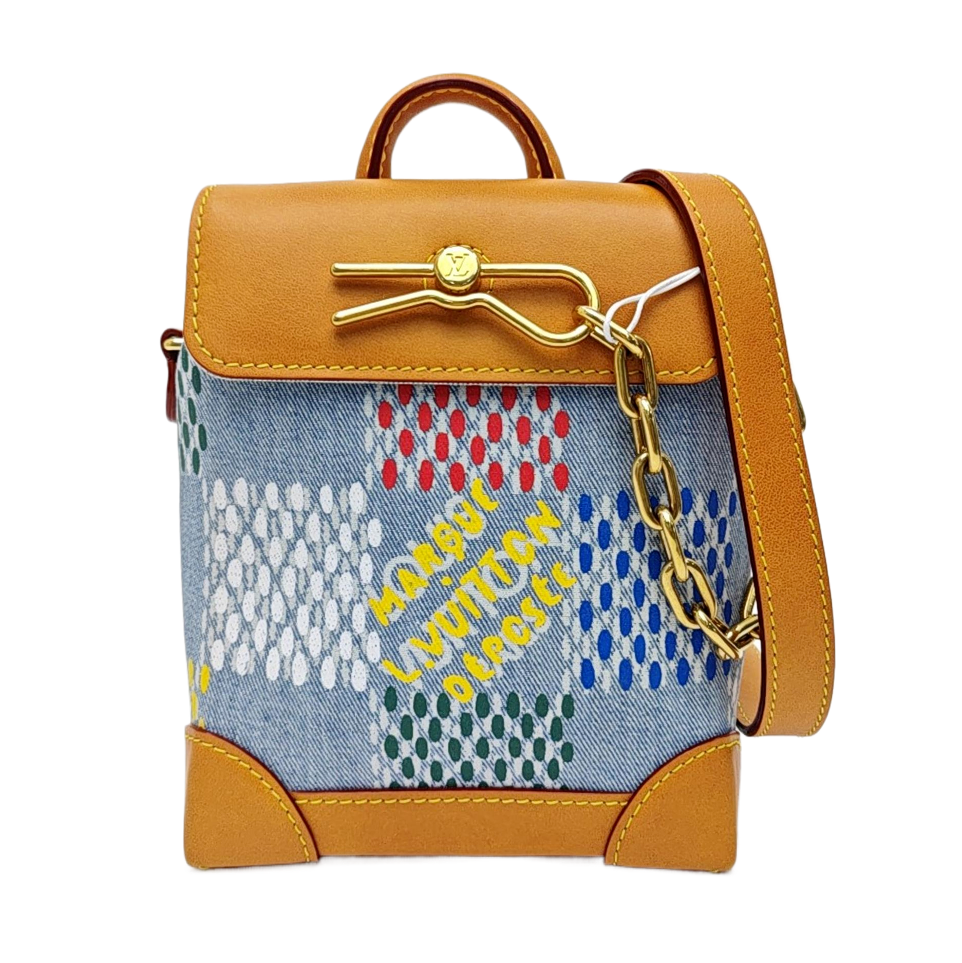 STEAMER Nano Damier Canvas Blue