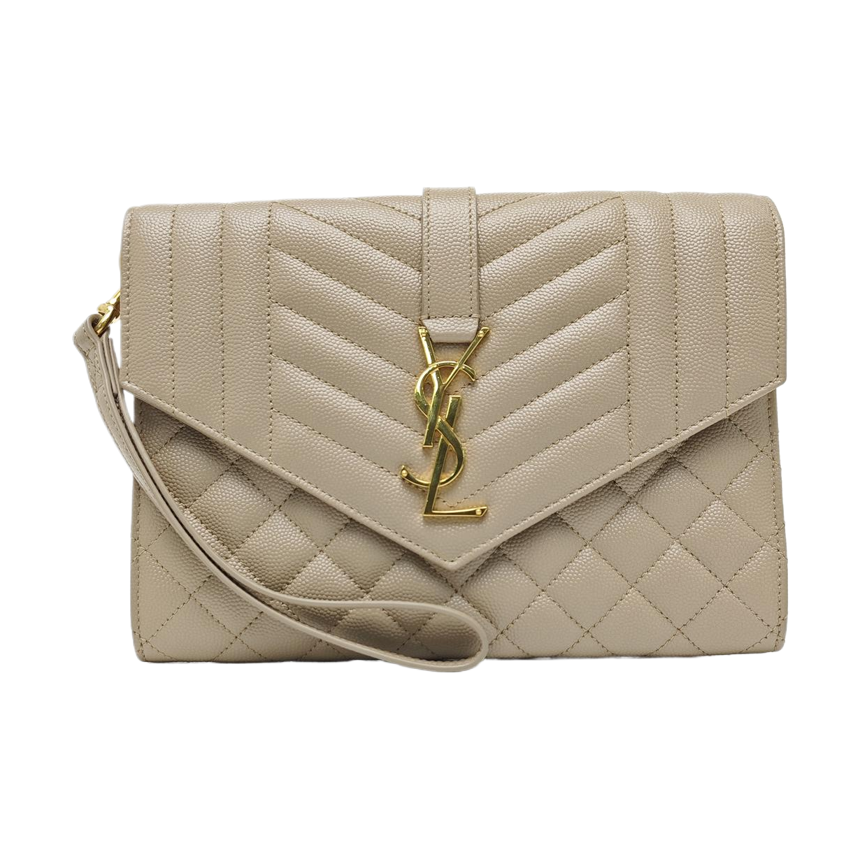 MONOGRAM Quilted Calfskin Beige