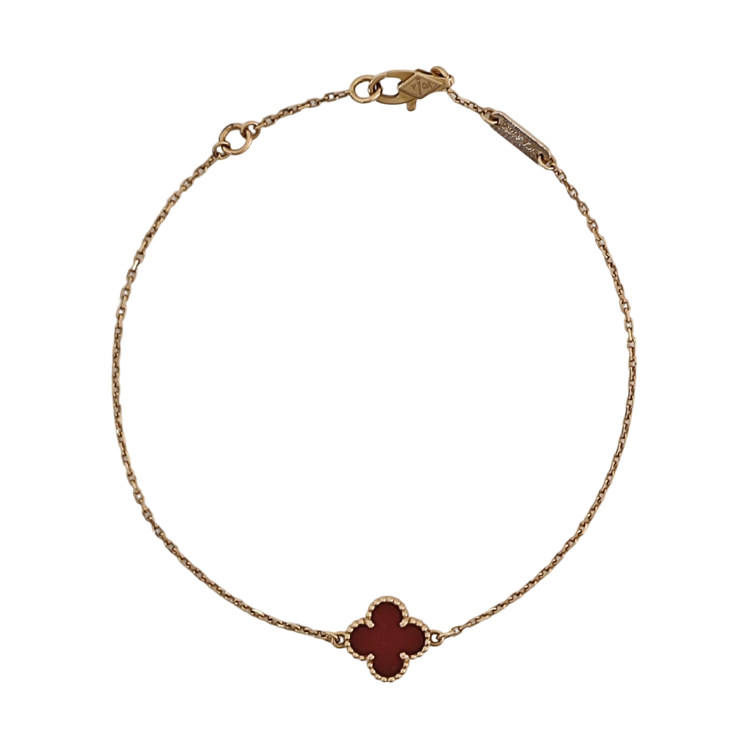 Sweet Alhambra 18k Rose Gold Bracelet
