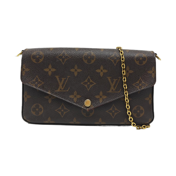 FÉLICIE Monogram Coated Canvas Brown