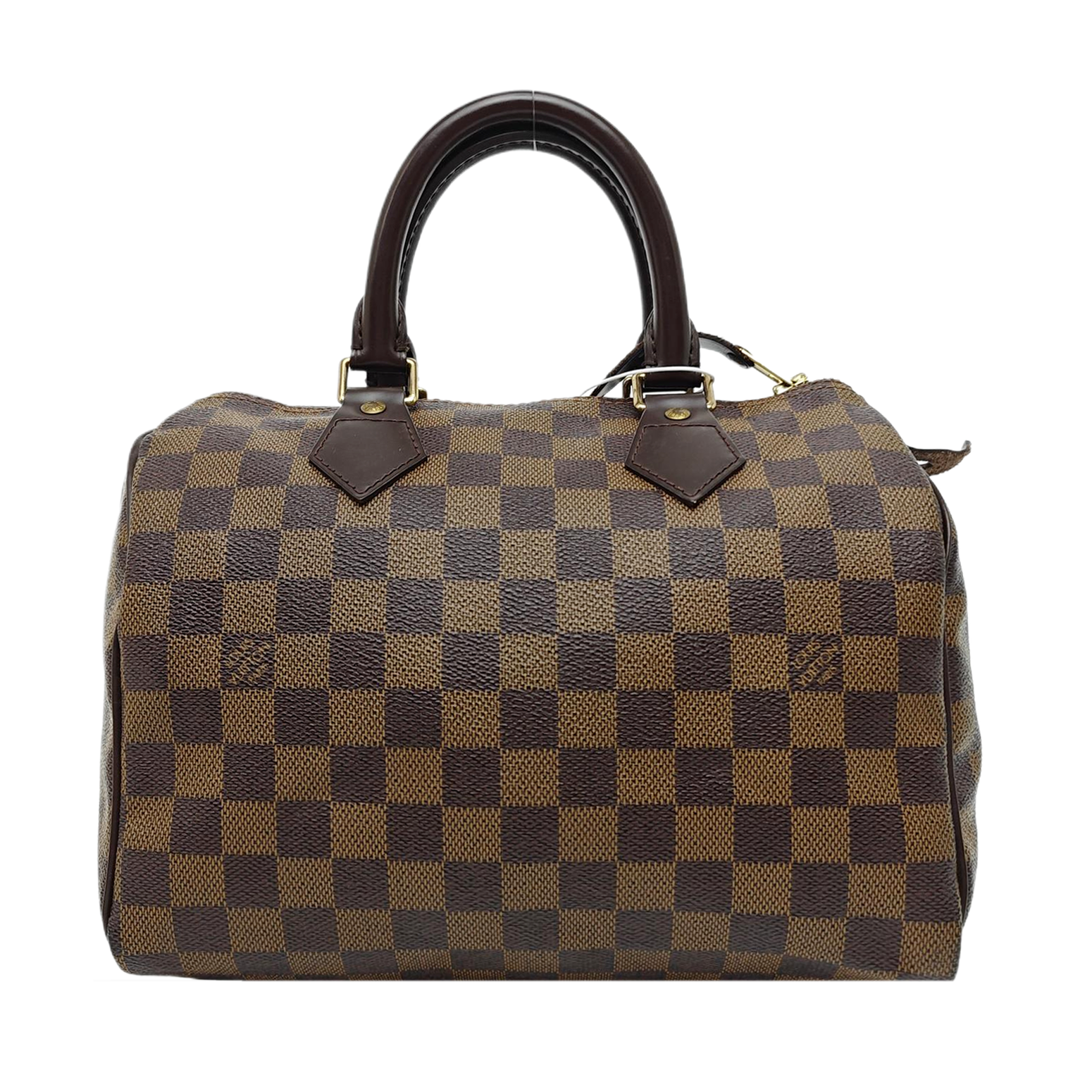 SPEEDY 25 Damier Ebene Coated Canvas Brown