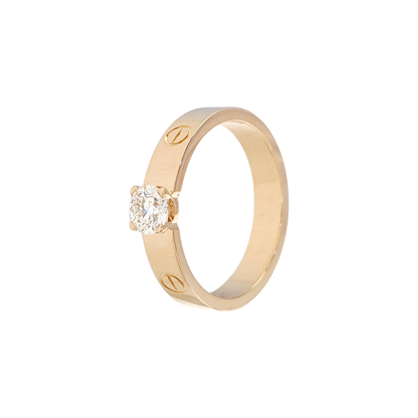 LOVE 18k Rose Gold Ring EU 56