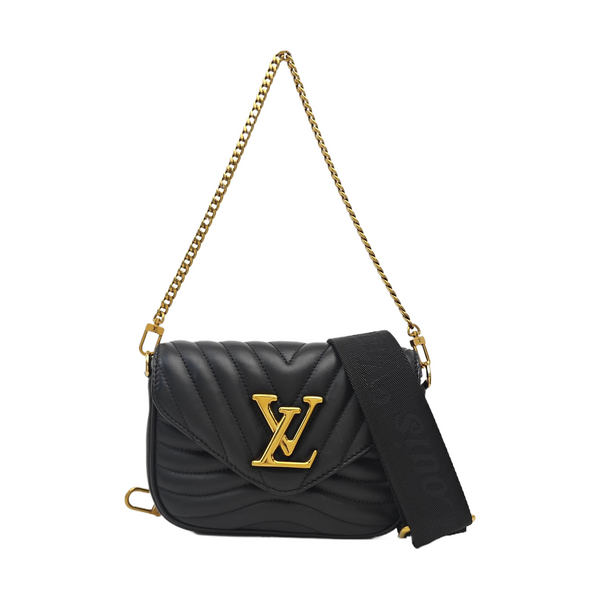 NEW WAVE Quilted Calfskin Black