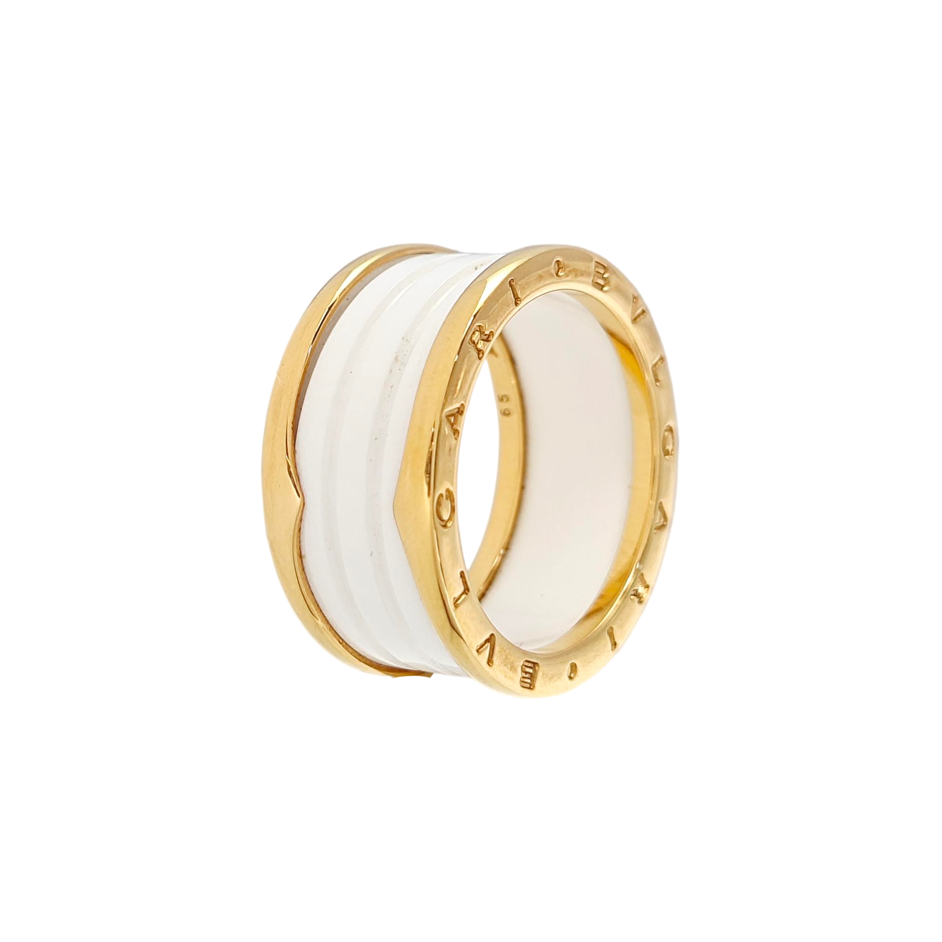 B.ZERO1 18k Rose Gold Ring EU 65