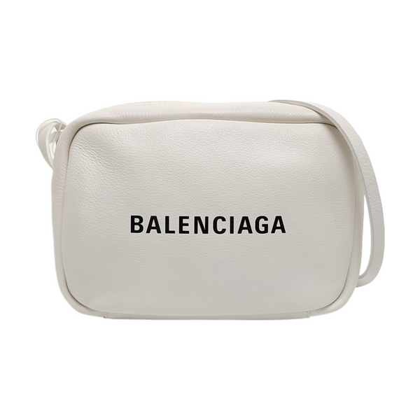 Calfskin Shoulder Bag Small White