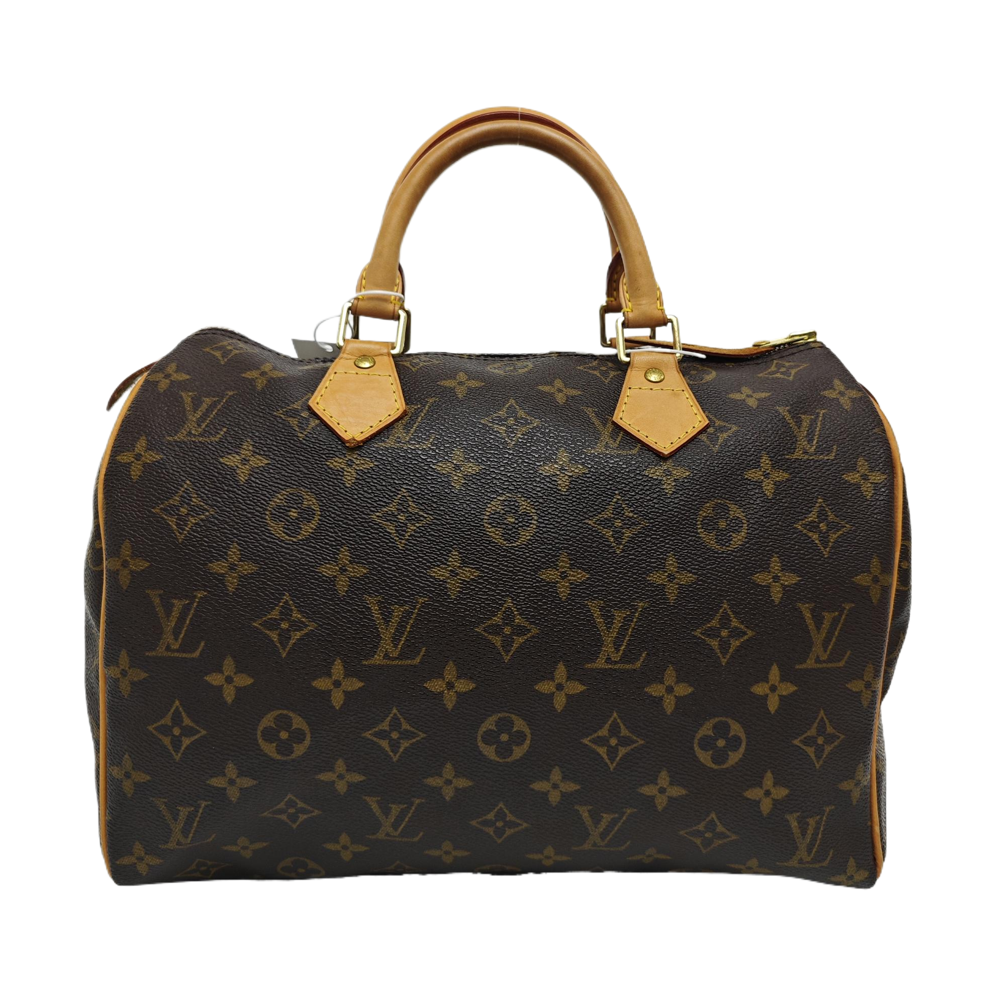 SPEEDY 30 Monogram Coated Canvas Brown