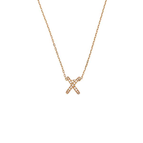 Jeux De Liens 18k Rose Gold Necklace