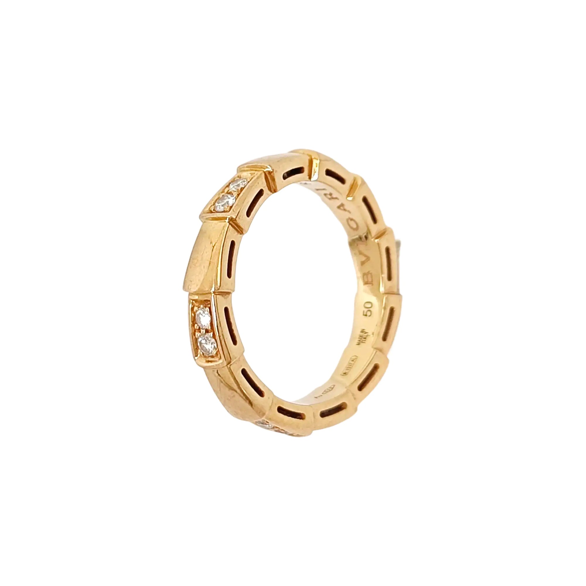 SERPENTI 18k Rose Gold Ring EU 50