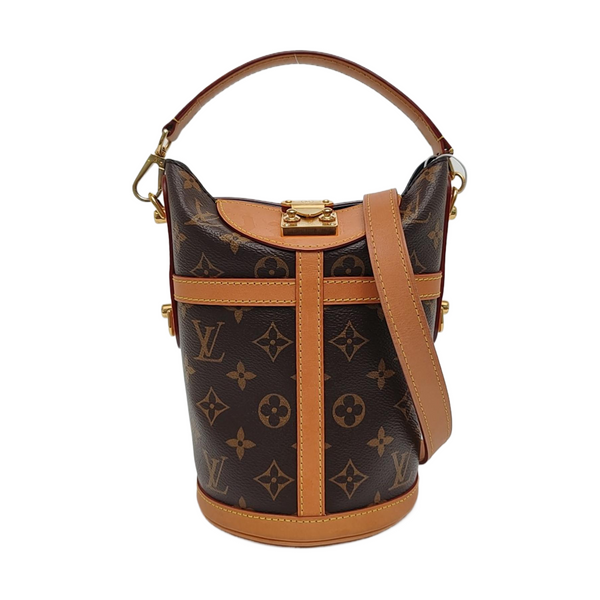 DUFFLE Monogram Coated Canvas Brown
