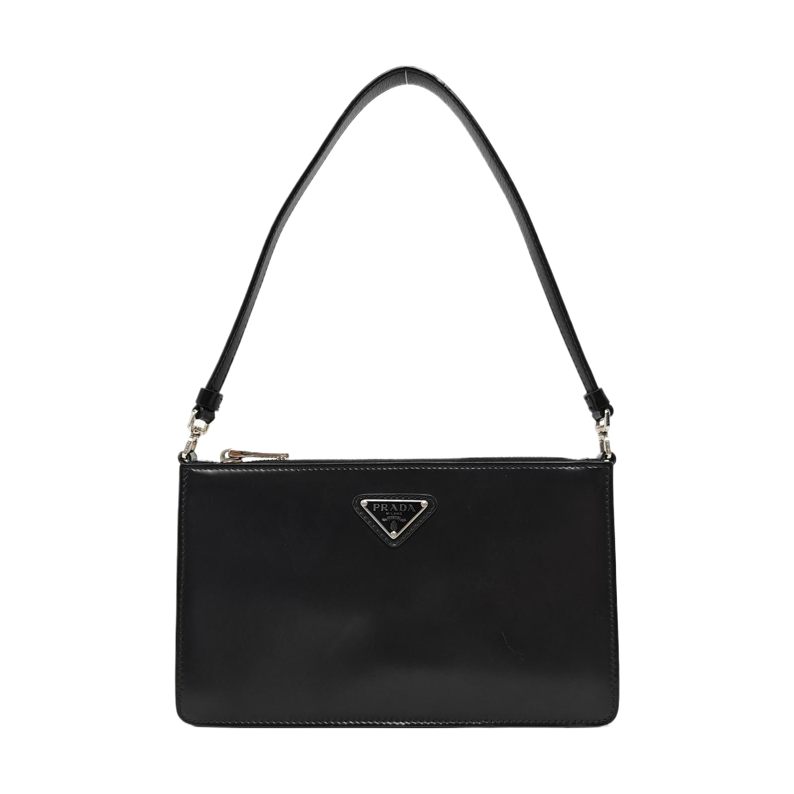 Calfskin Top Handle Bag Mini Black