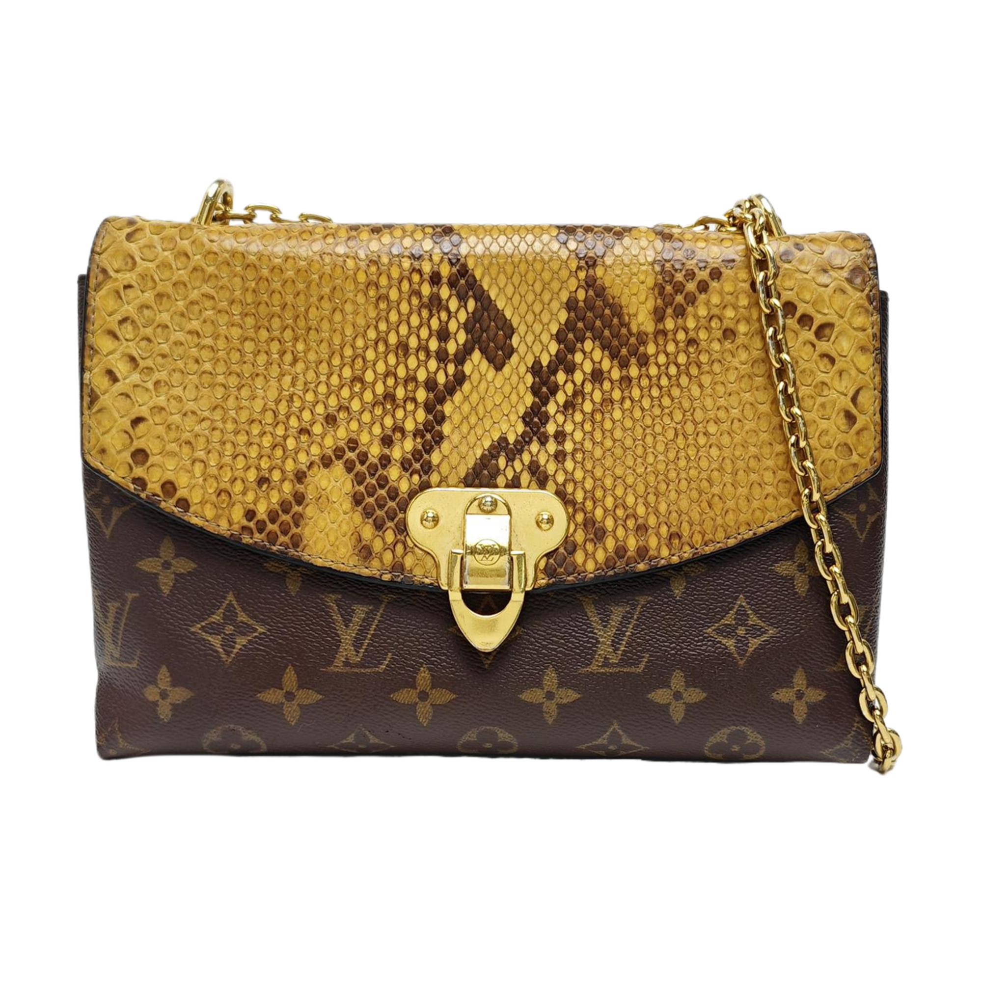 SAINT PLACIDE Monogram Coated Canvas Brown