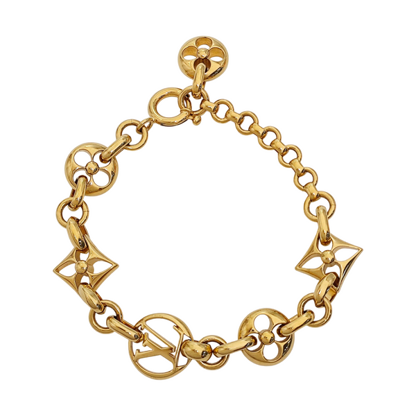 CRAZY IN LOCK Metal Gold Bracelet