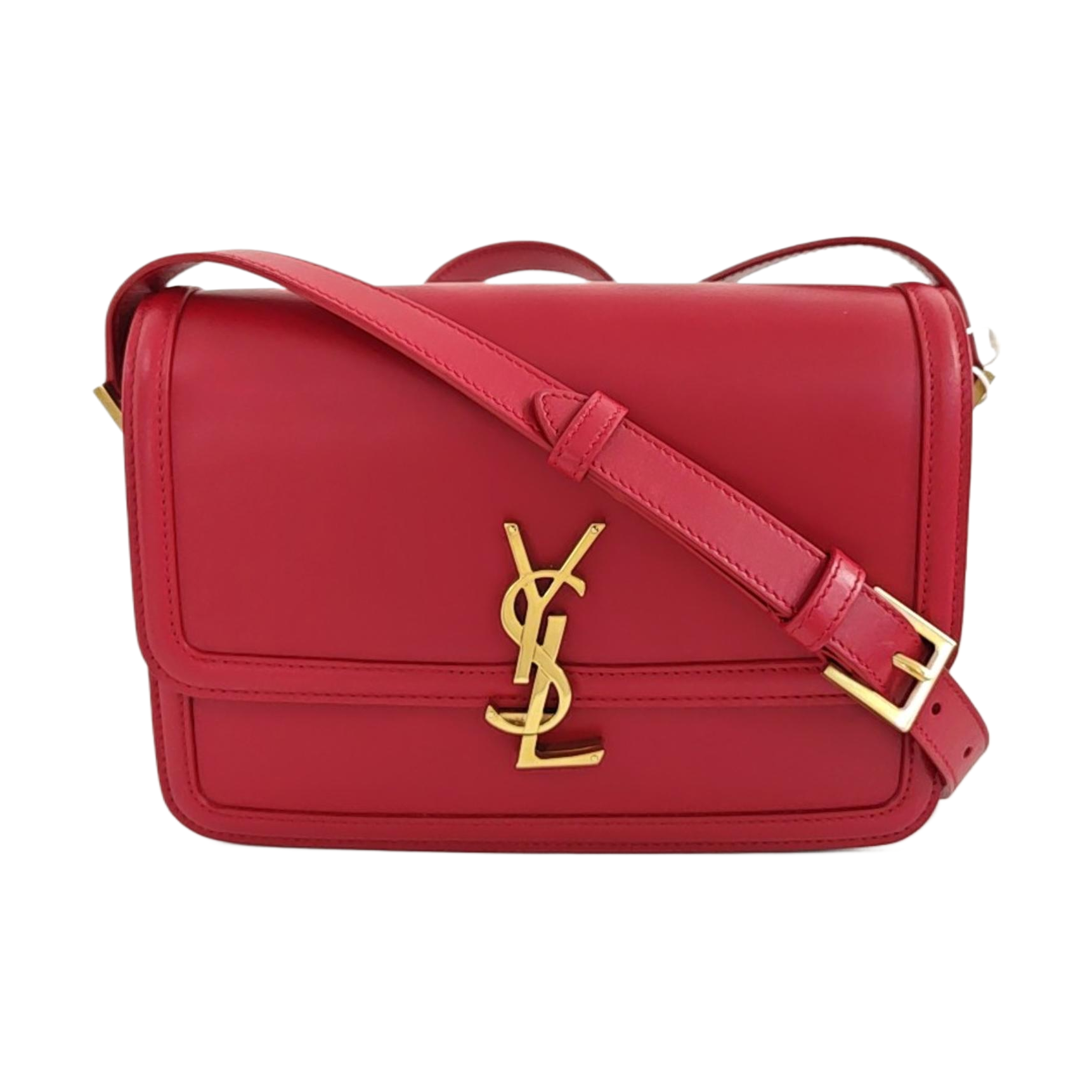 SOLFERINO Medium Calfskin Red