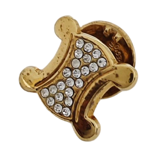 Metal Gold Brooch
