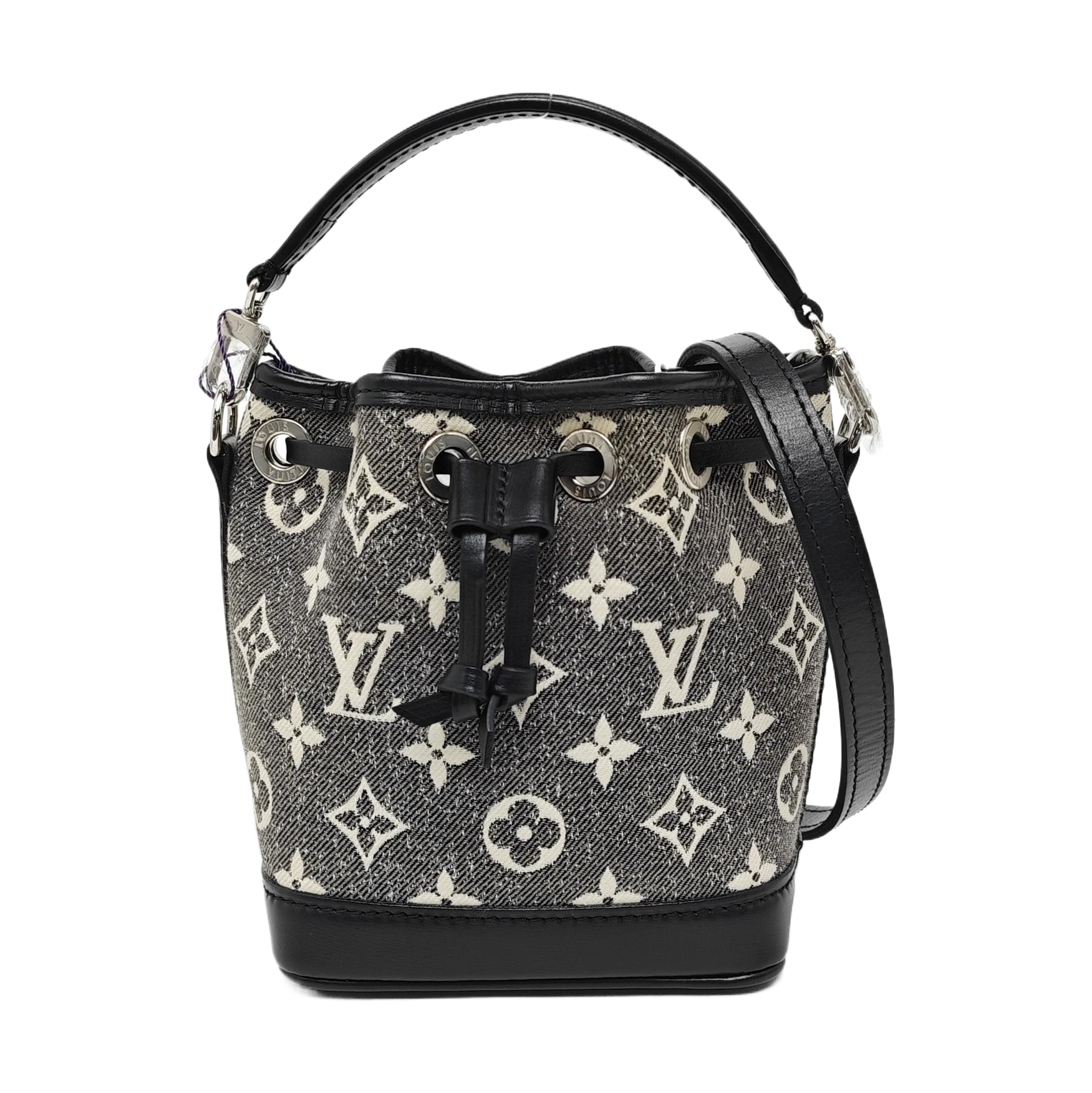 NOÉ Nano Monogram Canvas Gray