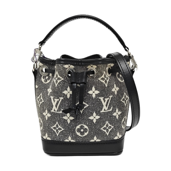 NOÉ Nano Monogram Canvas Gray