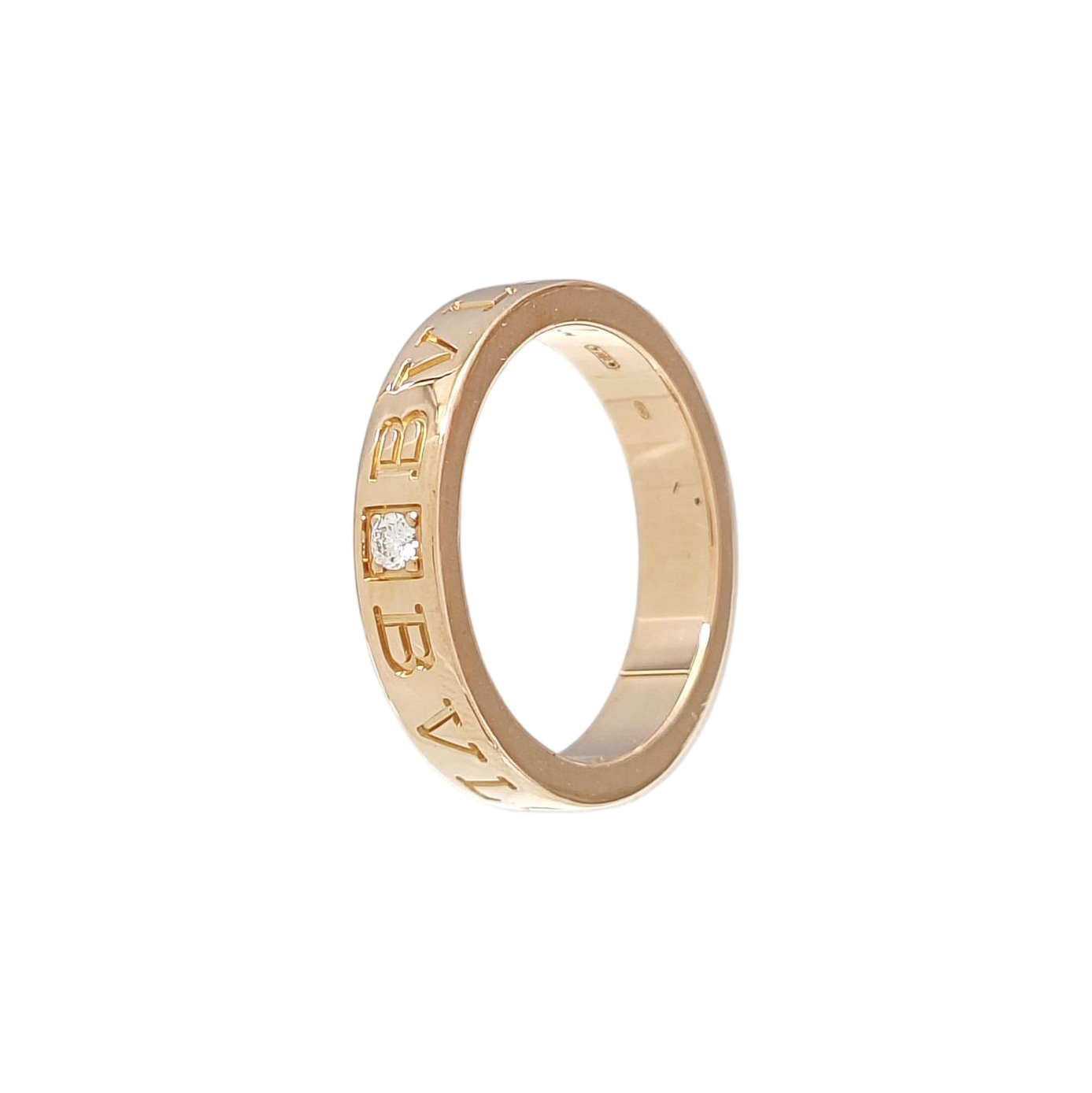 B.ZERO1 18k Rose Gold Ring EU 55