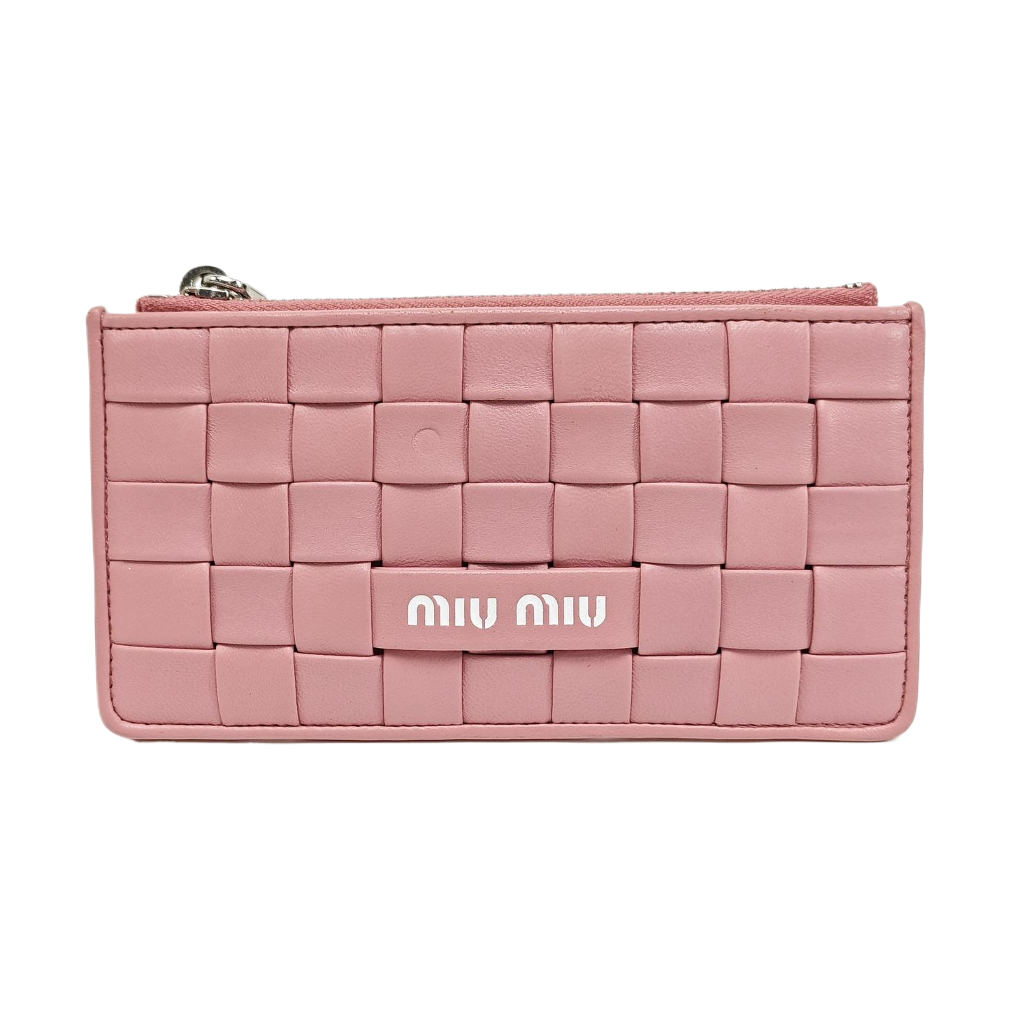 Lambskin Card Holder Pink