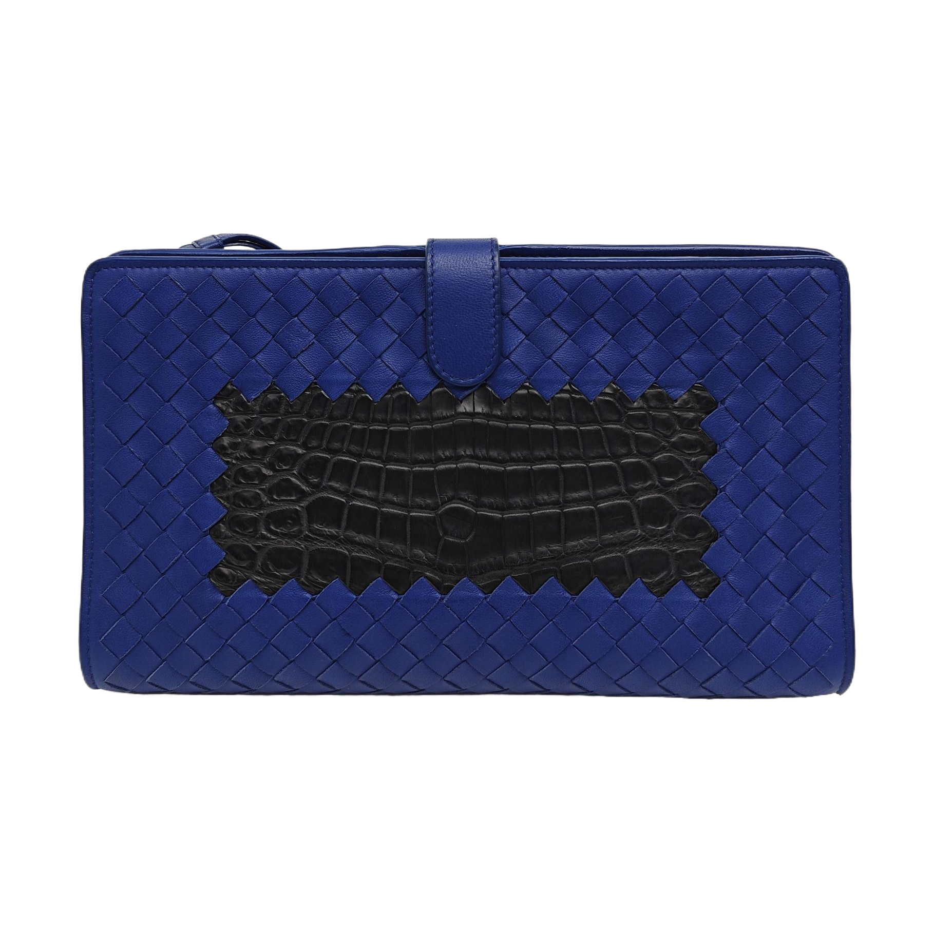 Lambskin Clutch Blue