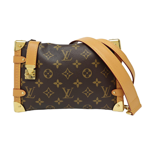 SIDE TRUNK MM Monogram Coated Canvas Brown