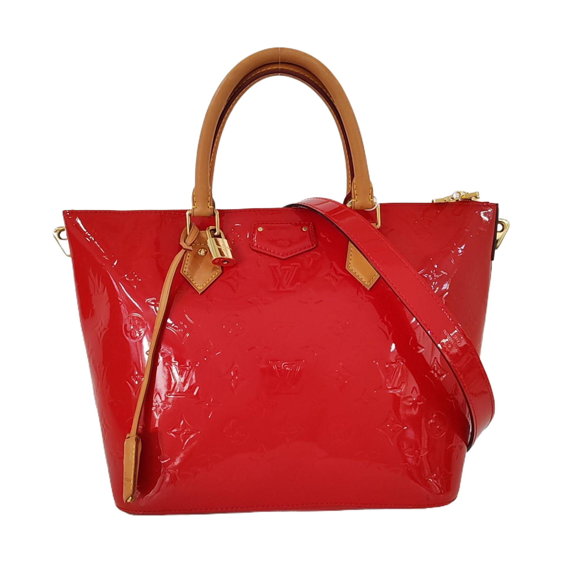 MONTEBELLO MM Patent Leather Red