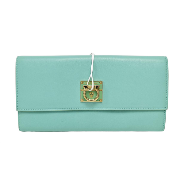 Calfskin Wallet Blue