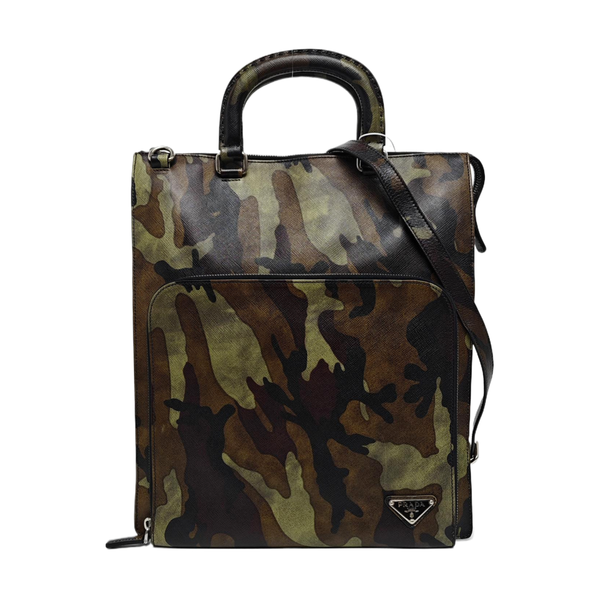 Saffiano Calfskin Tote Bag Green