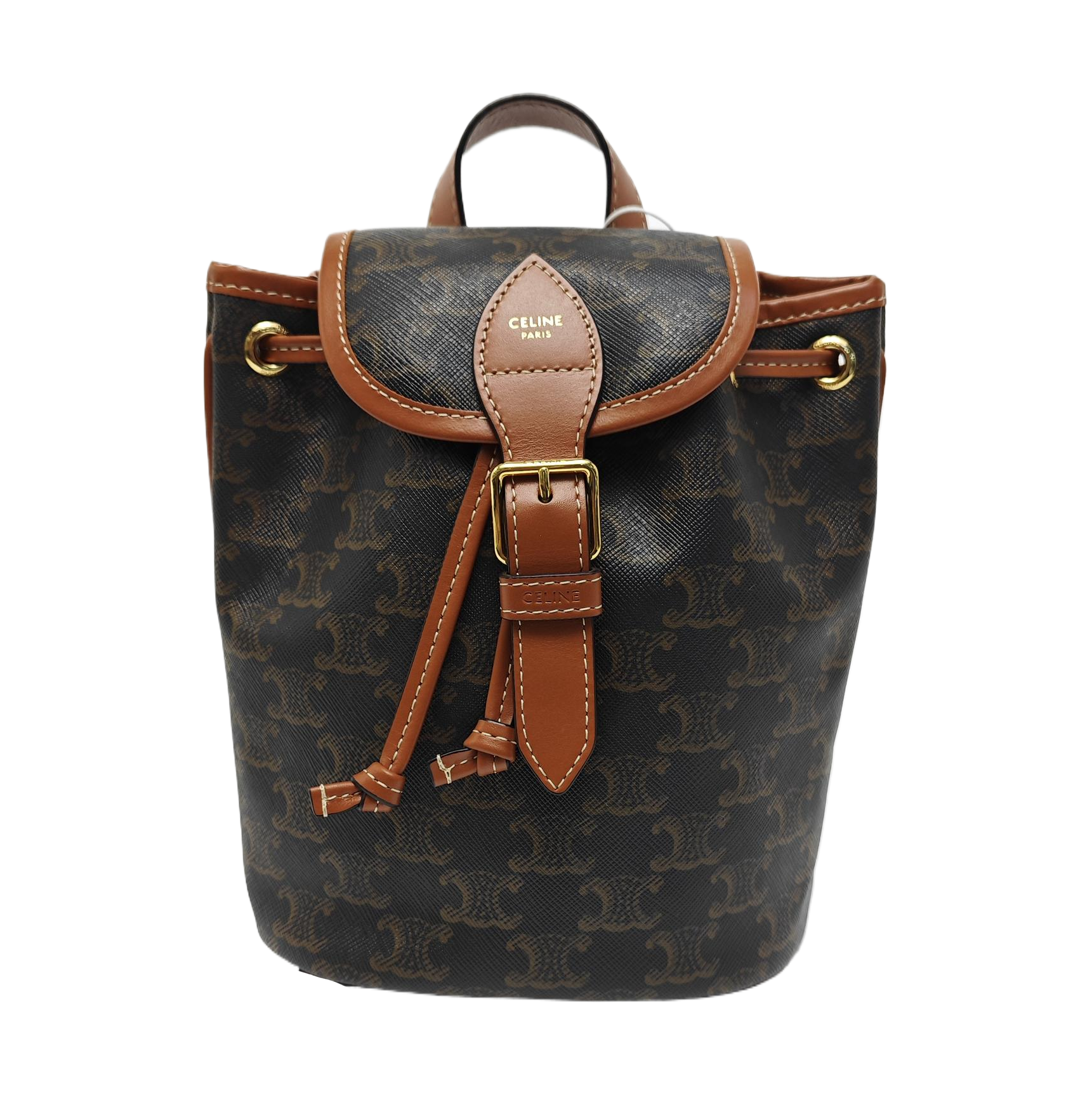 TRIOMPHE Mini Coated Canvas Brown