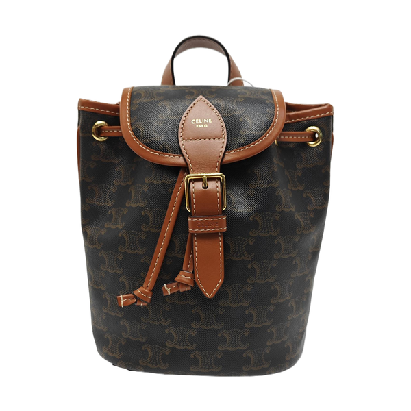 TRIOMPHE Mini Coated Canvas Brown