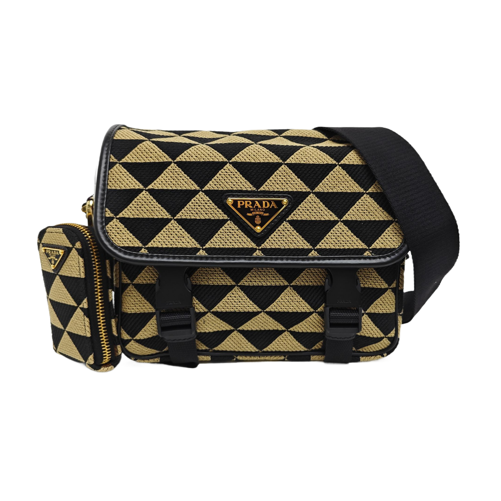 Fabric Crossbody Bag Multicolor