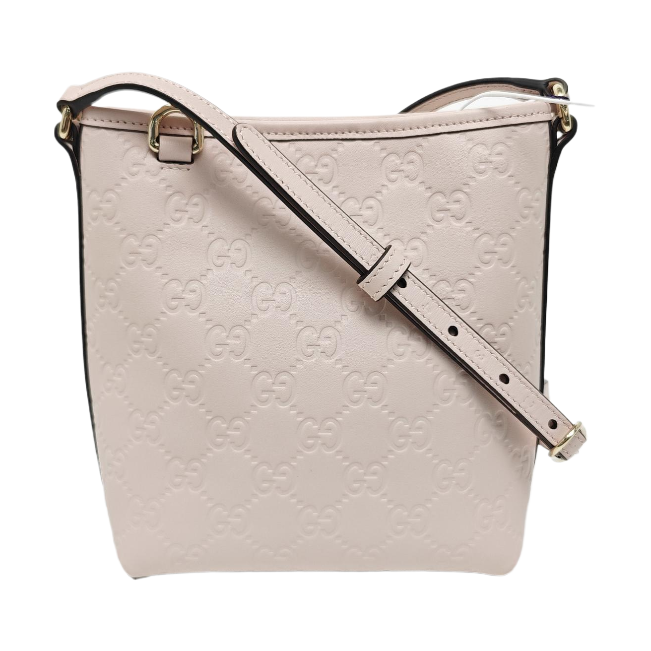 GG Emblem Monogram Calfskin Pink