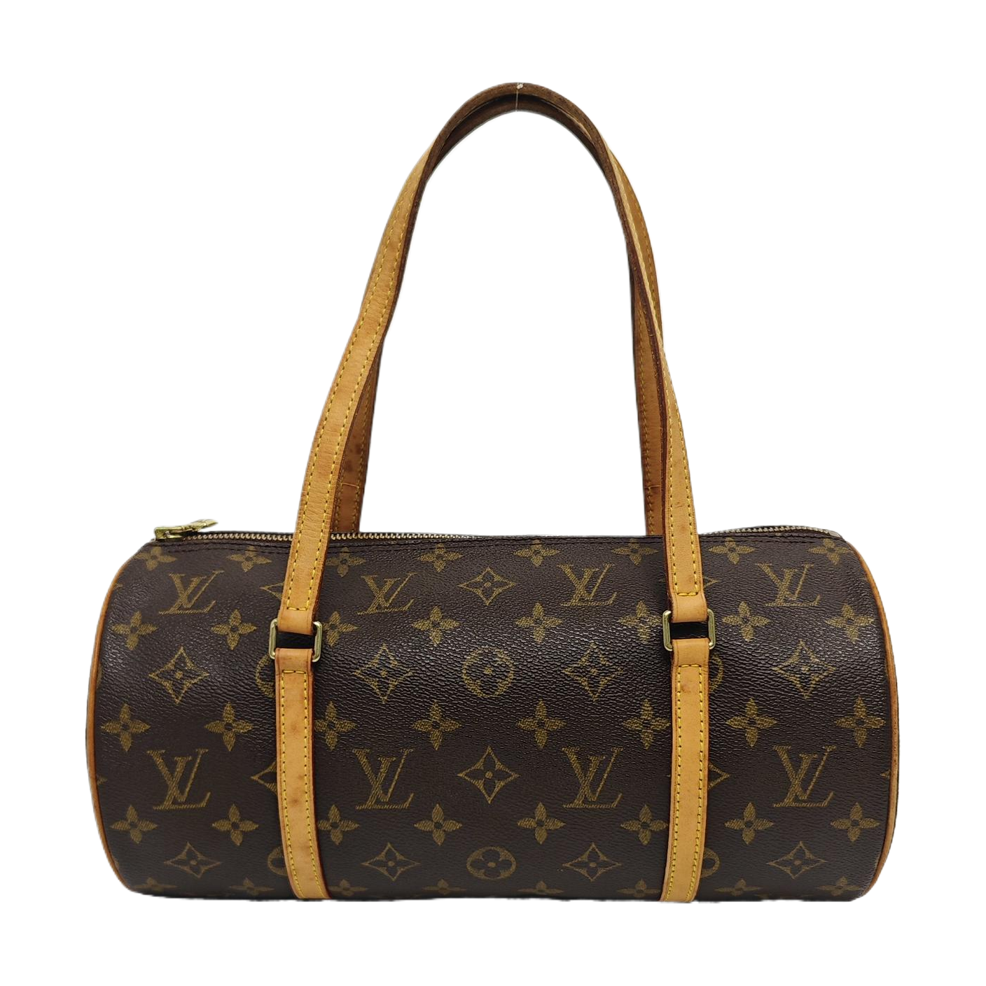 PAPILLON 30 Monogram Coated Canvas Brown