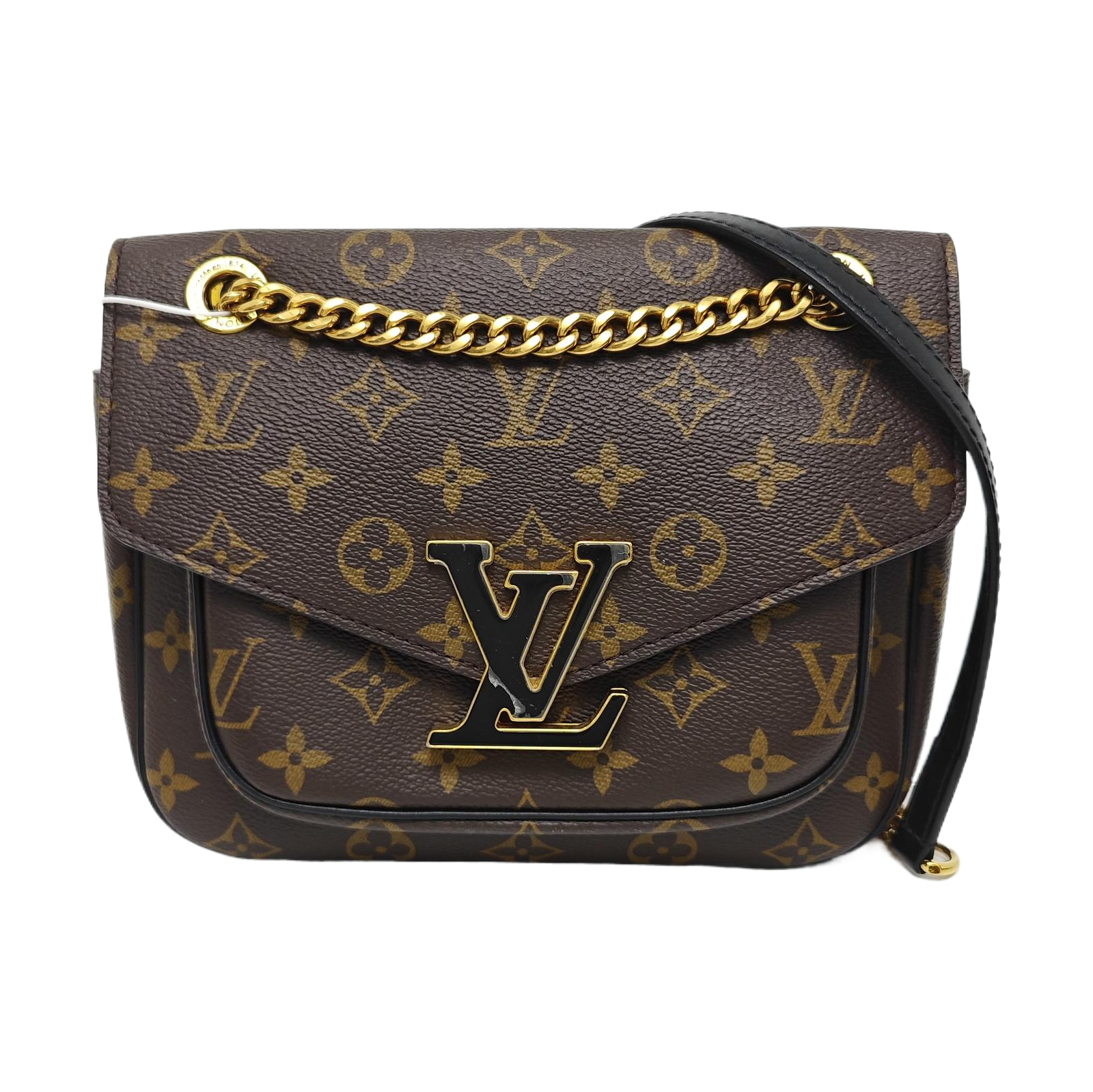 PASSY Monogram Coated Canvas Brown