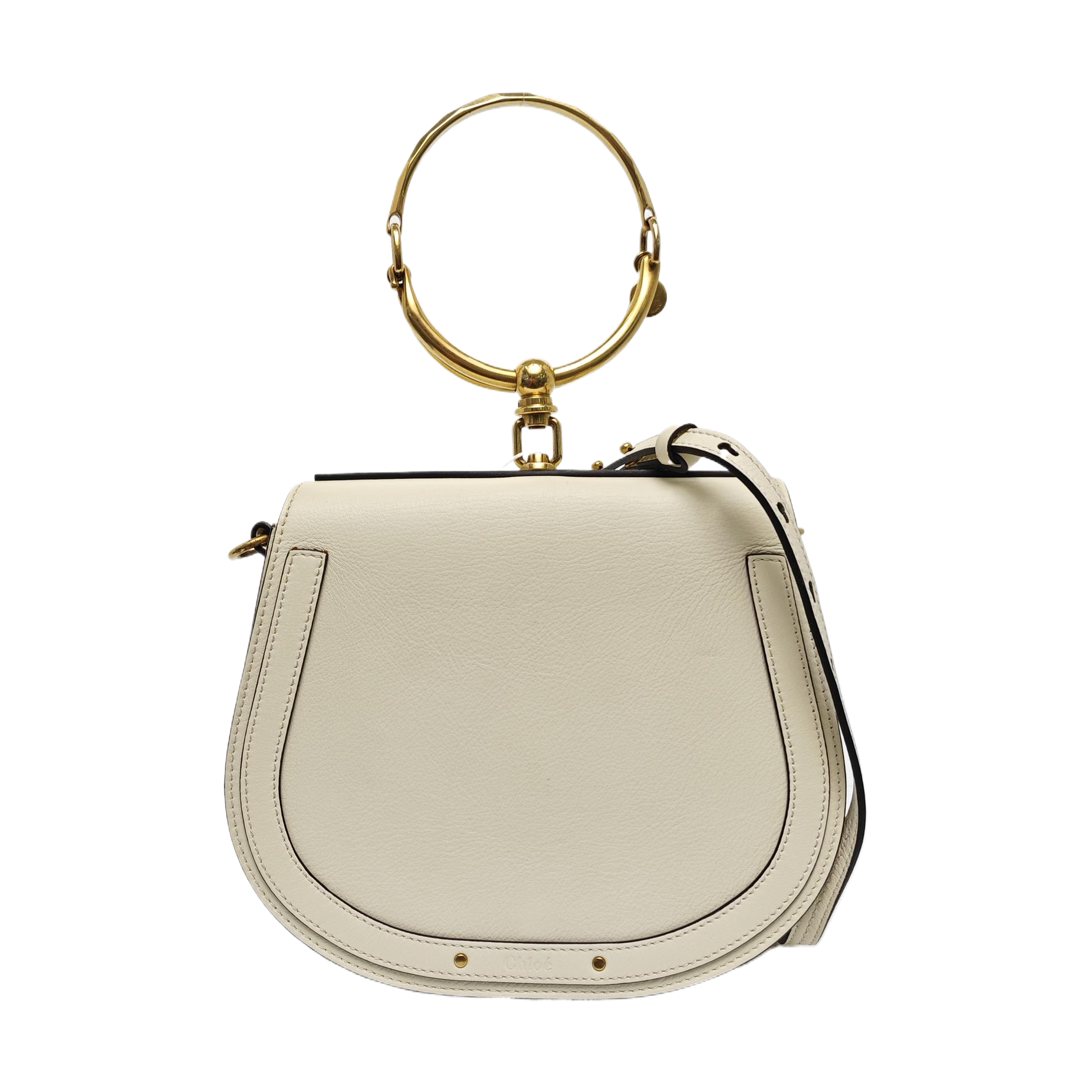 Nile Medium Calfskin White
