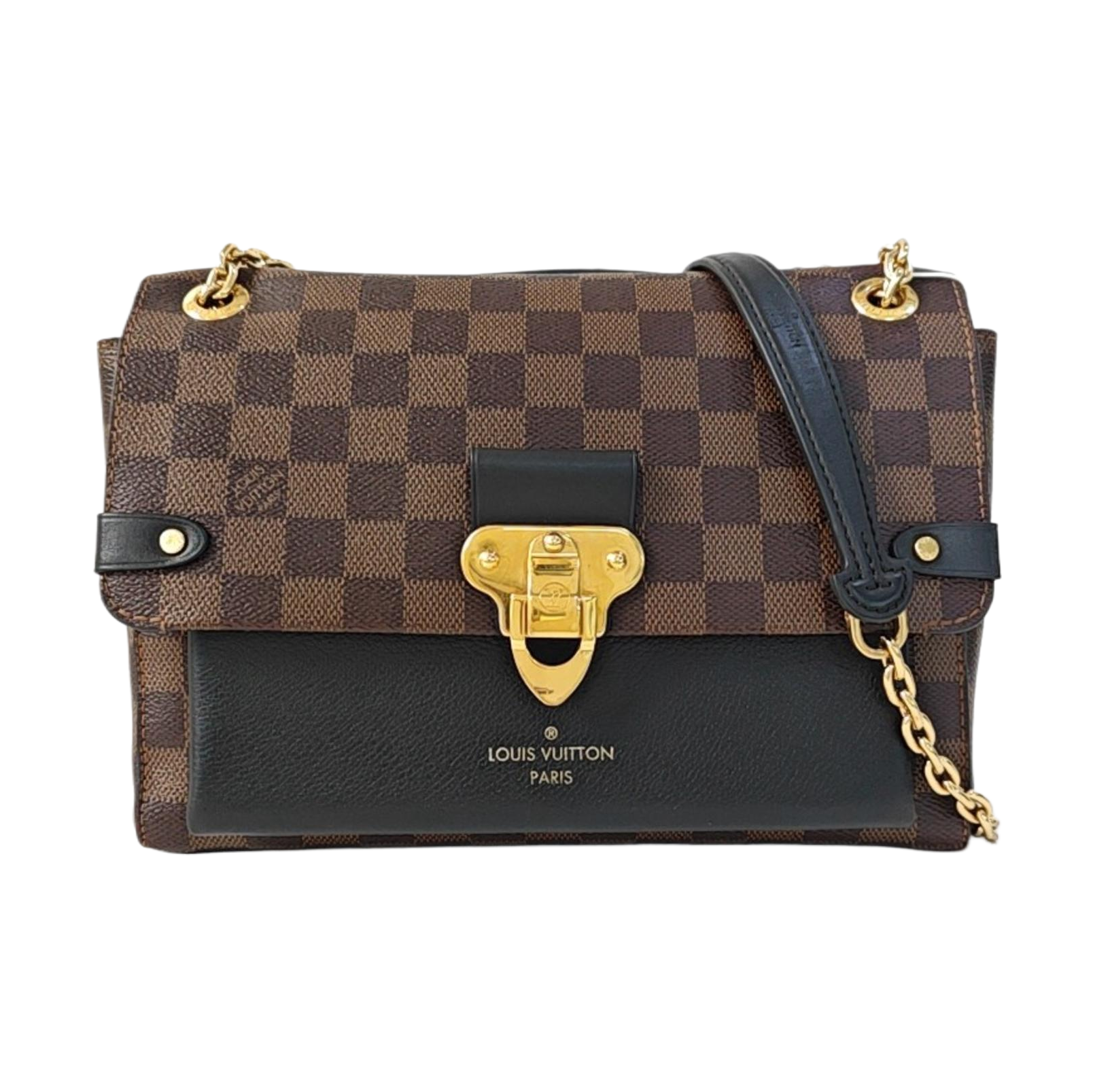 VAVIN PM Damier Ebene Coated Canvas Brown