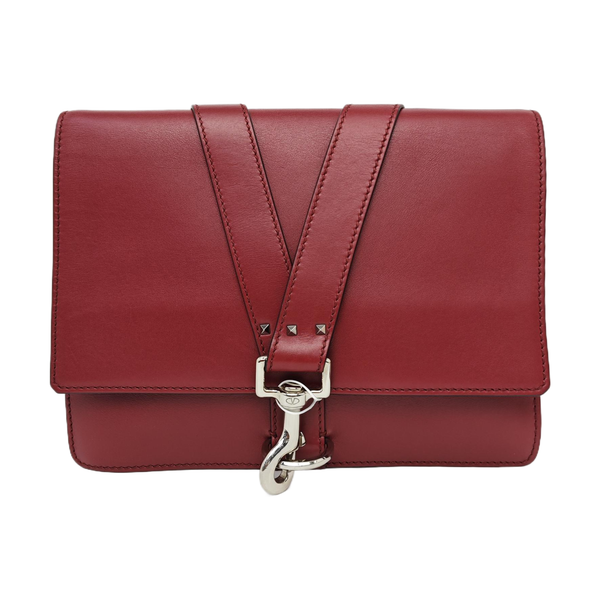 Calfskin Clutch Red