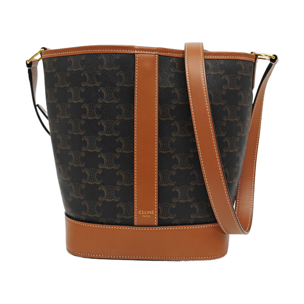 TRIOMPHE CANVAS Small Coated Canvas Brown