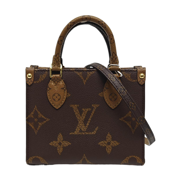 ONTHEGO BB Monogram Coated Canvas Brown