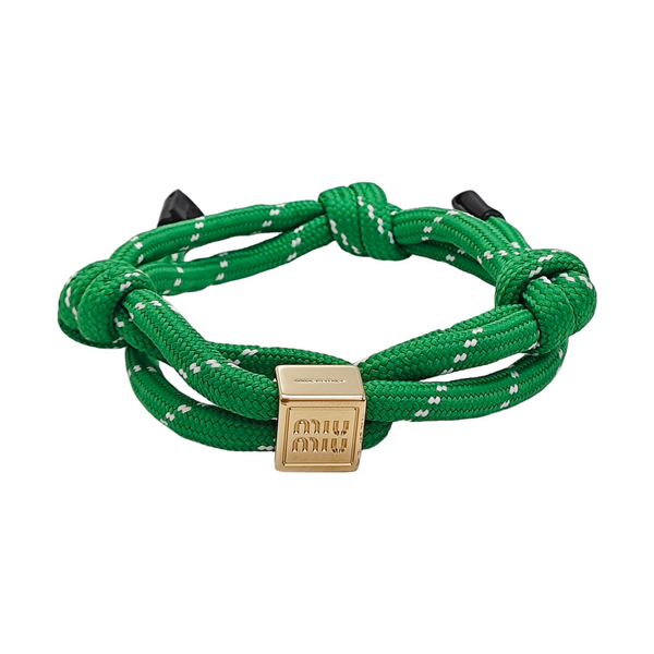 Fabric Green Bracelet