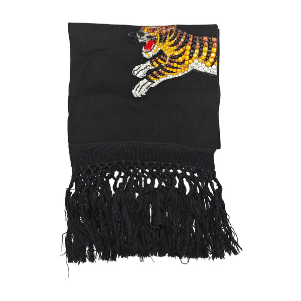 Wool Scarf Black