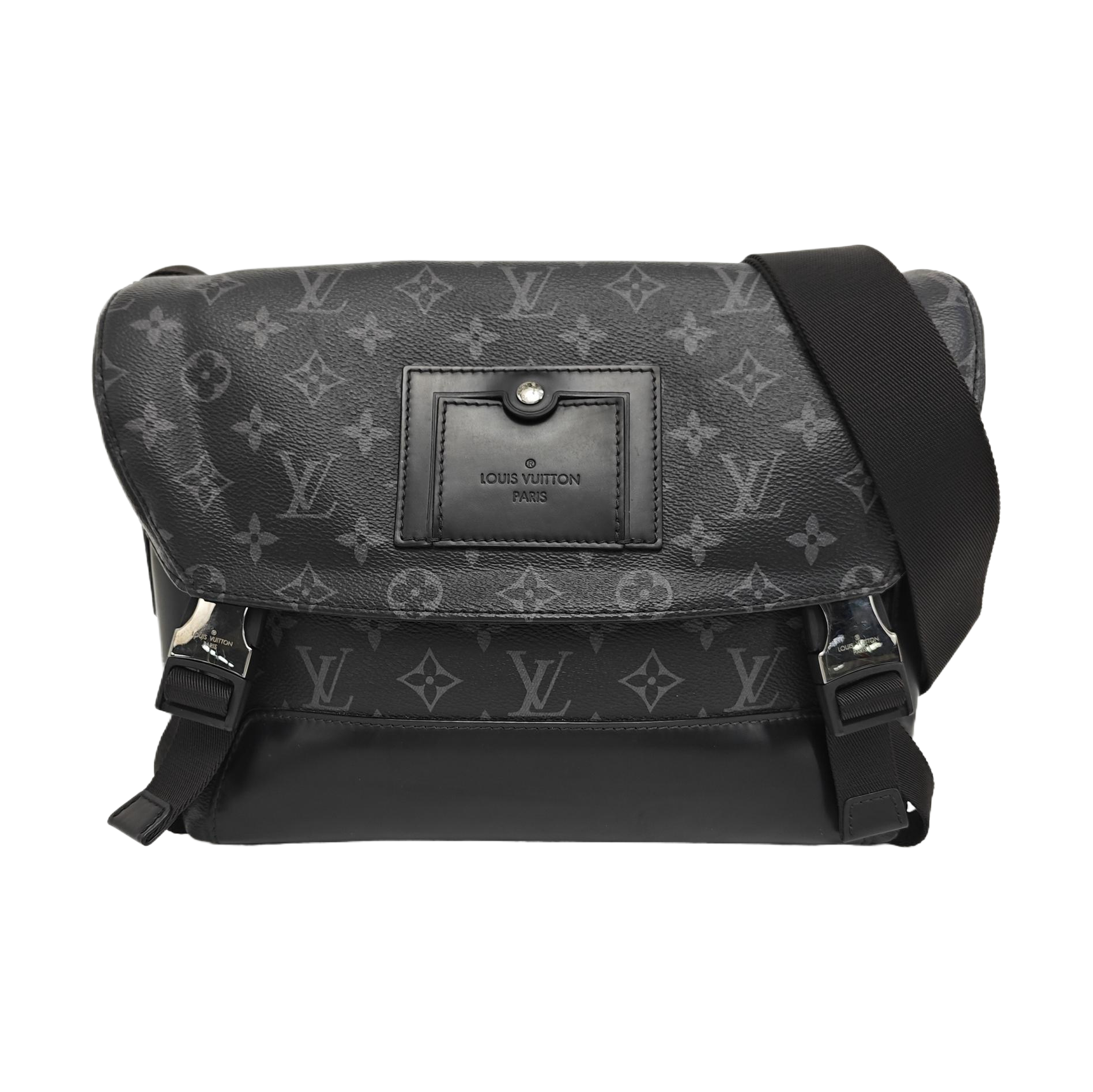 VOYAGER PM Monogram Coated Canvas Black