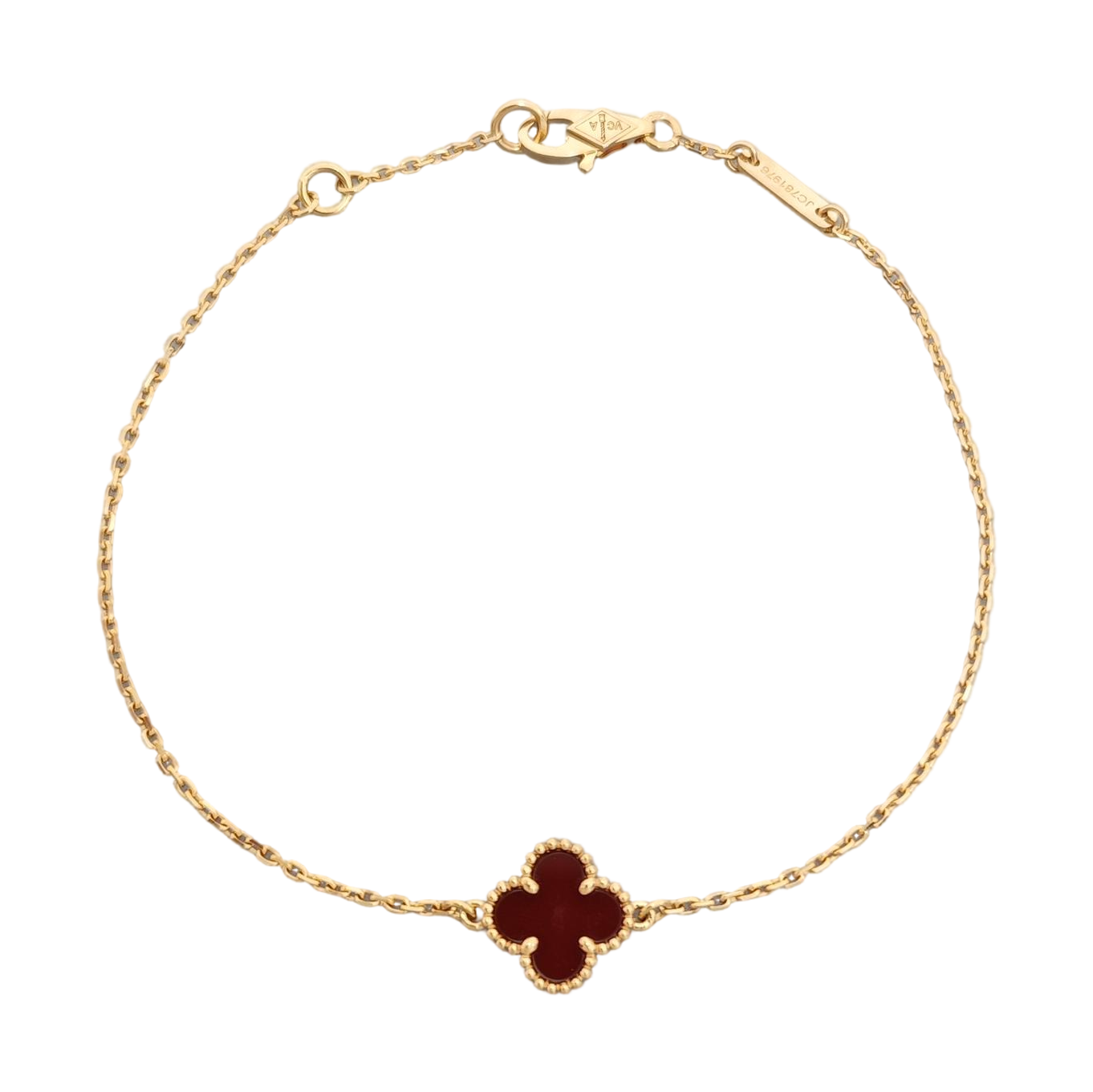 Sweet Alhambra 18k Rose Gold Bracelet