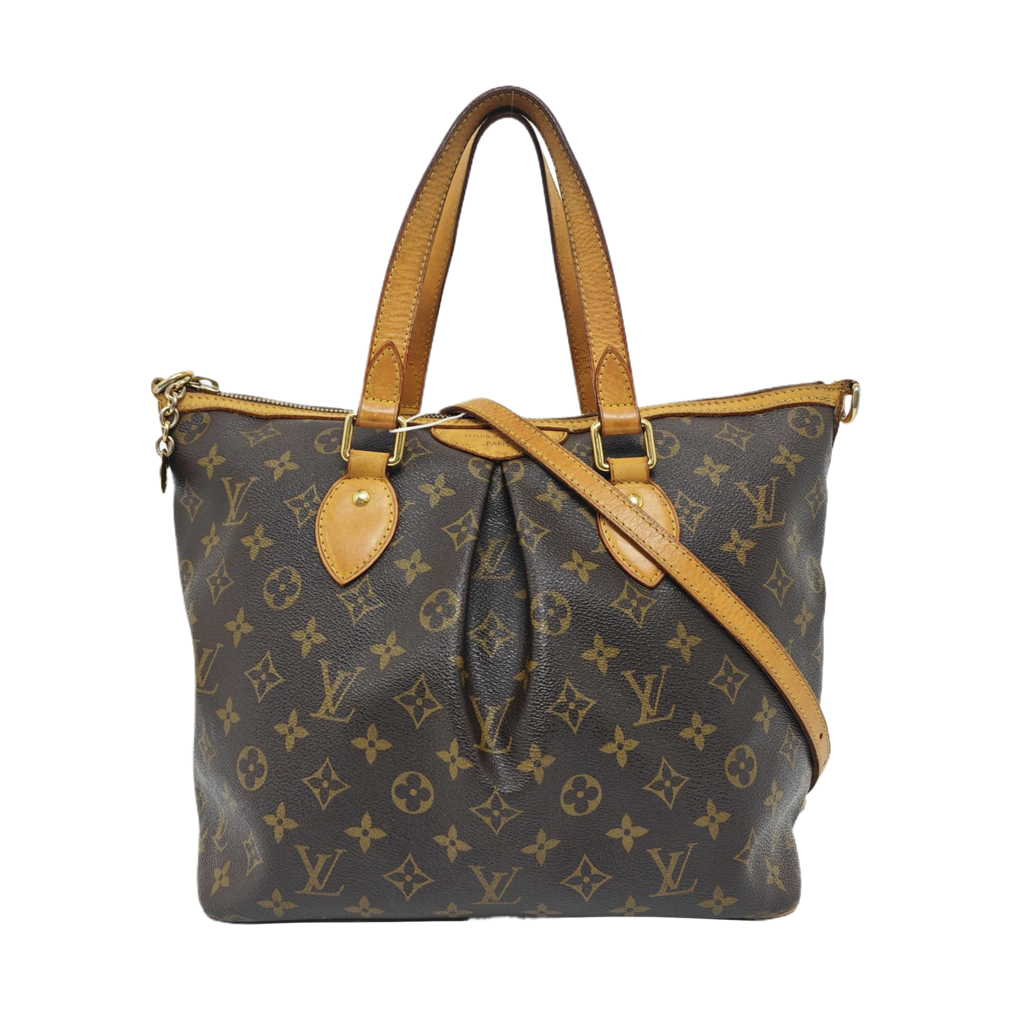 PALERMO PM Monogram Coated Canvas Brown