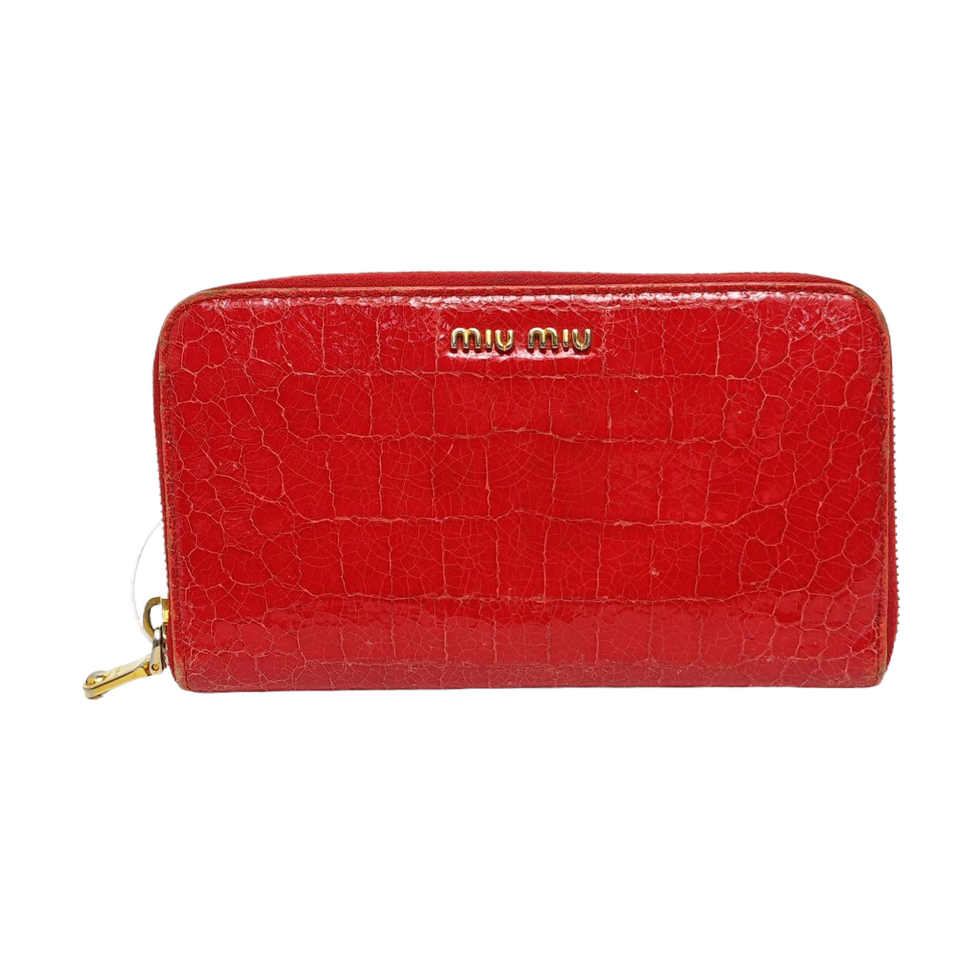 Calfskin Wallet Red