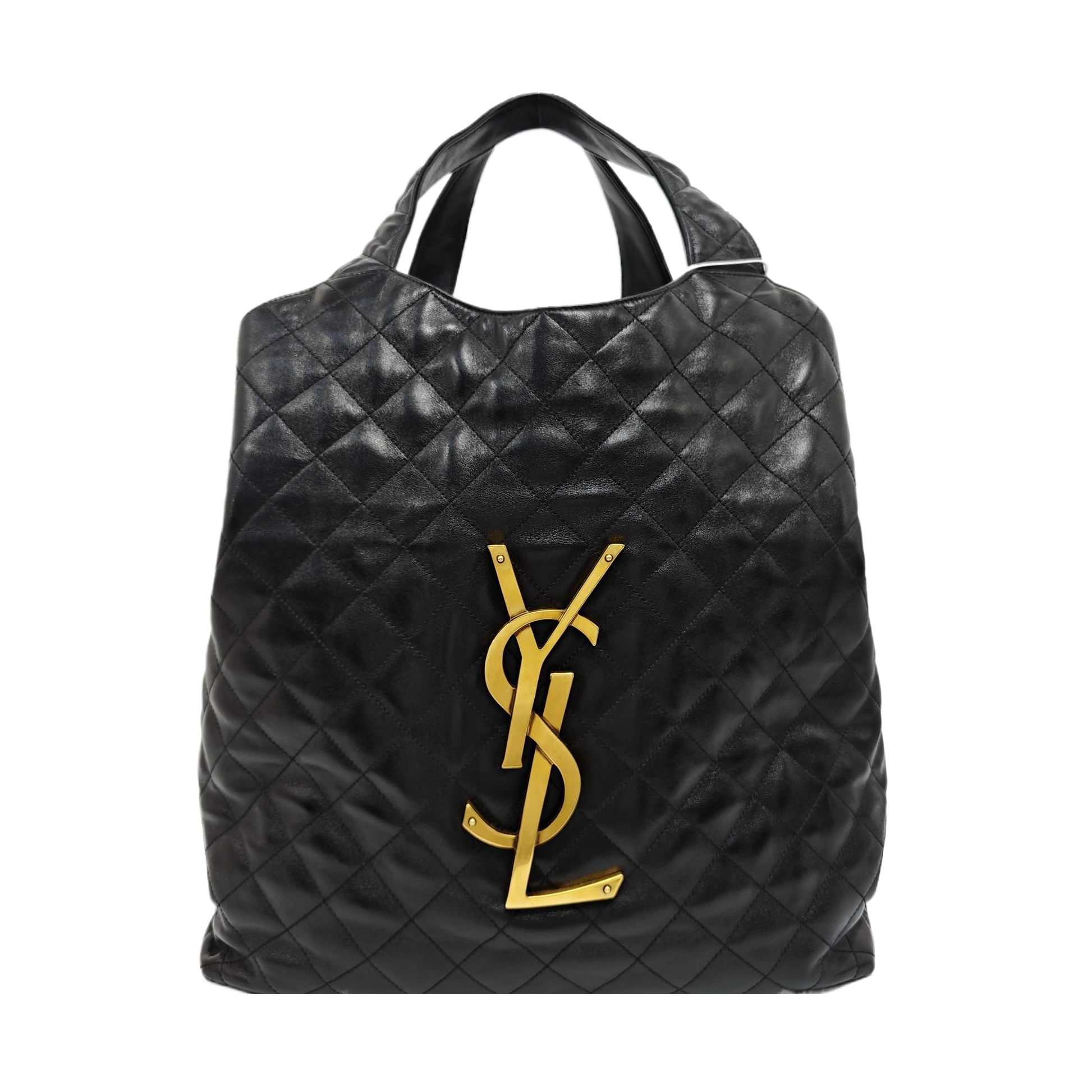 ICARE Extra Large Quilted Lambskin Black