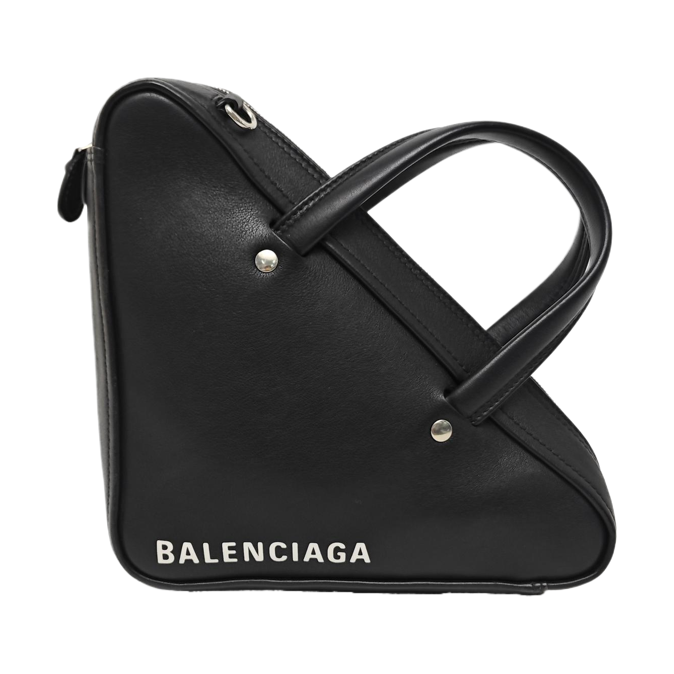 Triangle Calfskin Black